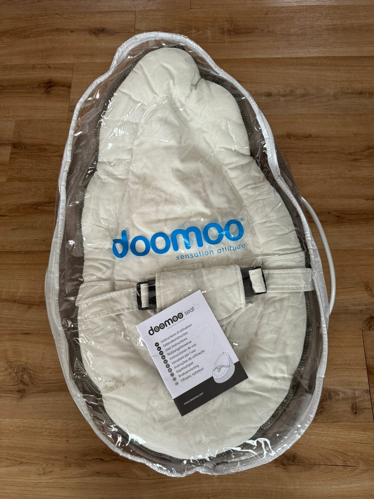 Doomoo seat, Kinderen en Baby's, Ophalen, Zo goed als nieuw, Schommelstoel, Met gordel(s) of riempje(s)