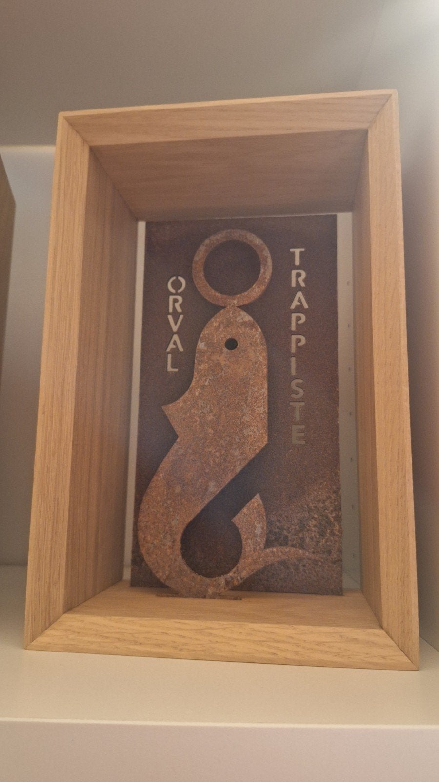 Orval Forelkist Cortenstaal - Trappist, Verzamelen, Ophalen of Verzenden, Nieuw, Reclamebord, Plaat of Schild, Overige merken