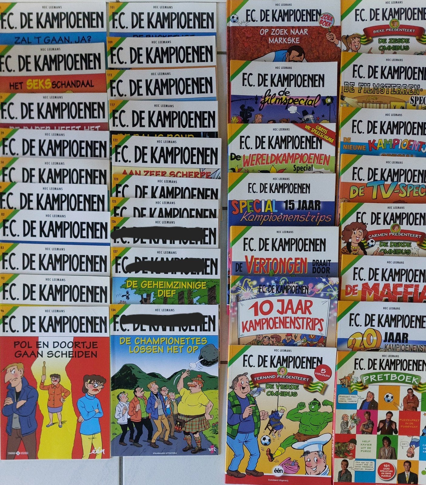 Strips Fc De Kampioenen, Boeken, Ophalen of Verzenden