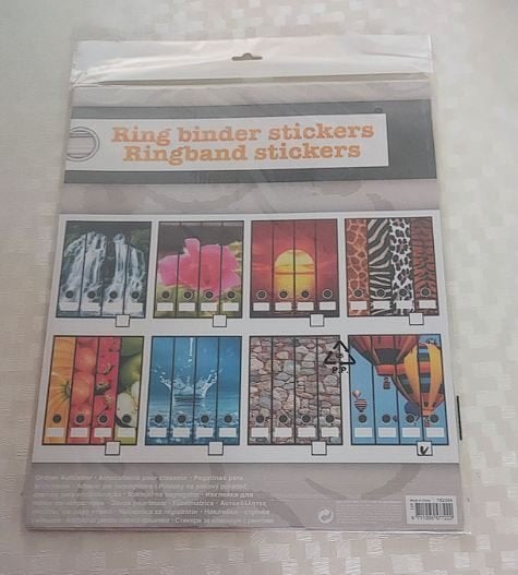 Ringbandstickers., Envoi