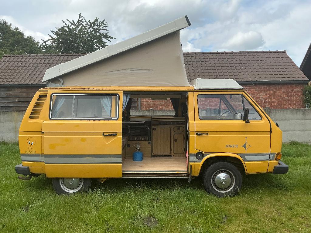 VW T3 westaflia 2.0, USB, Jaune, Boîte manuelle, 5 places