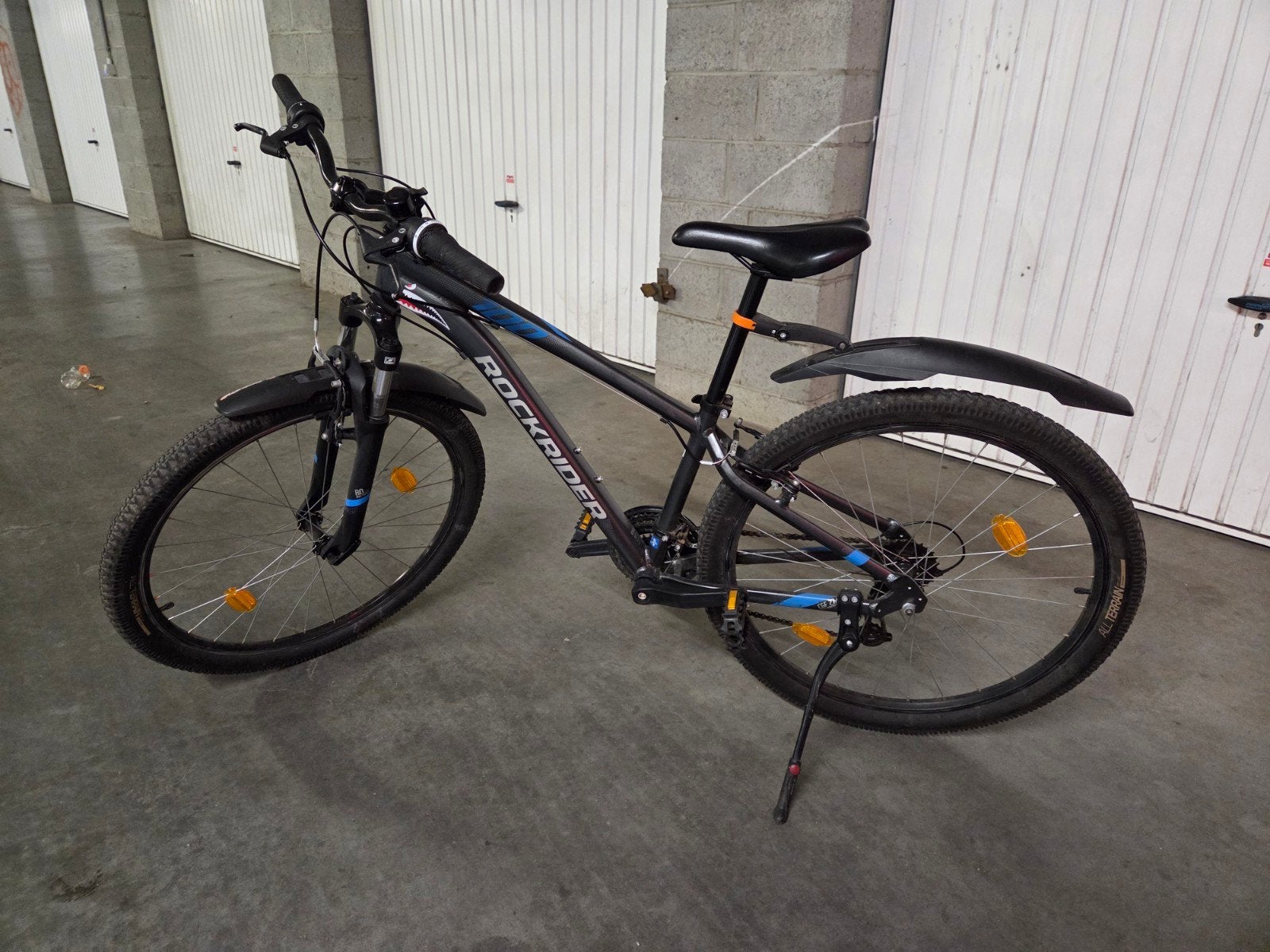 Rockrider st 100, Velgrem, Zo goed als nieuw, Rockrider (Decathlon), Handrem