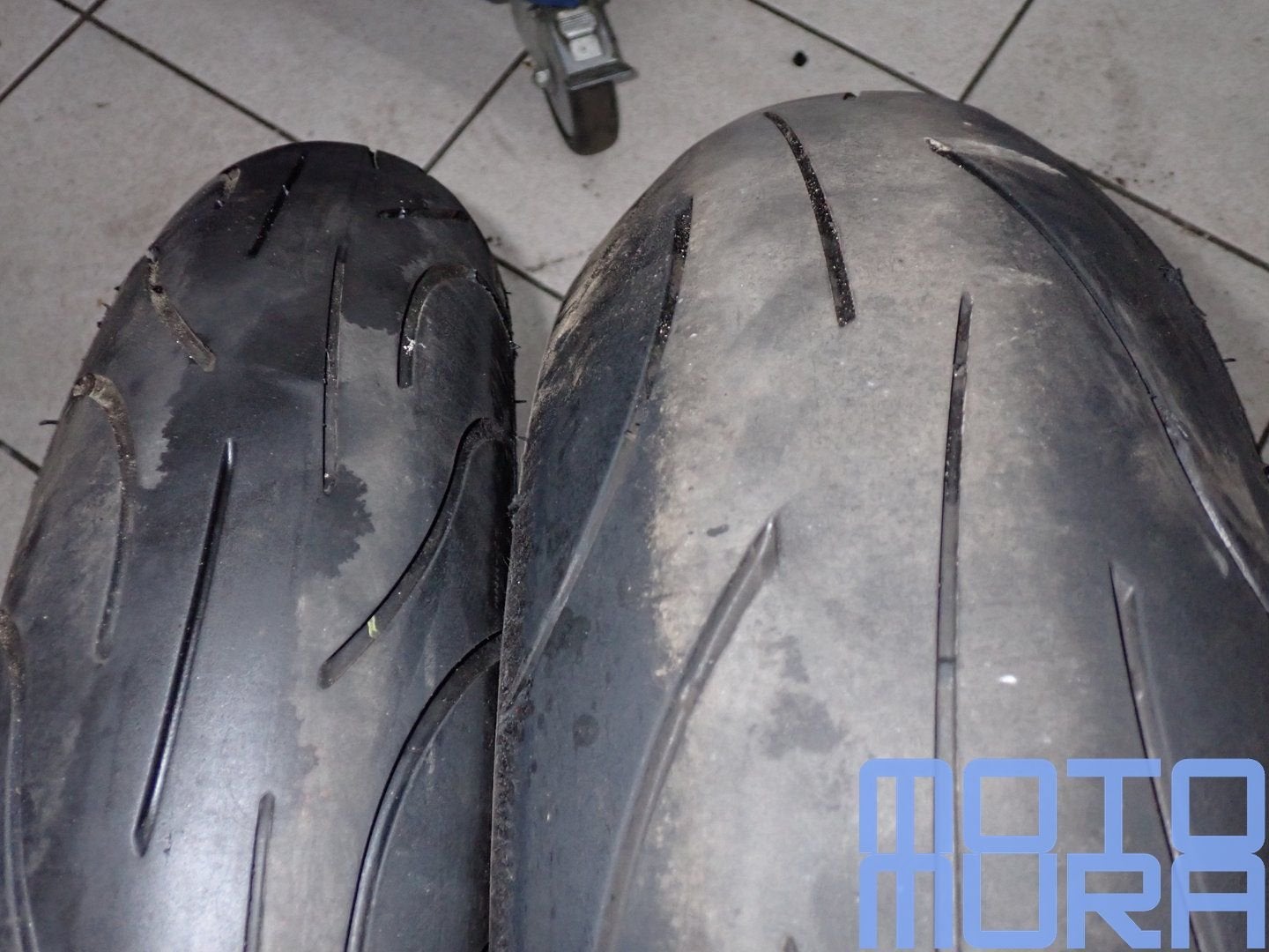 Jeu de pneus Michelin Pilot Power 2CT 180/55ZR17 120/70ZR17M, Motos, -, Utilisé, -, -