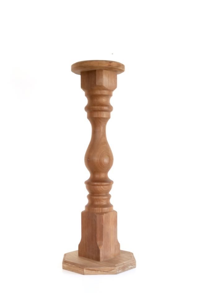 Vintage Piedestal - Houten Zuil / Pilaar / Handwerk, Maison & Meubles, Accessoires pour la Maison | Colonnes & Piliers, Enlèvement