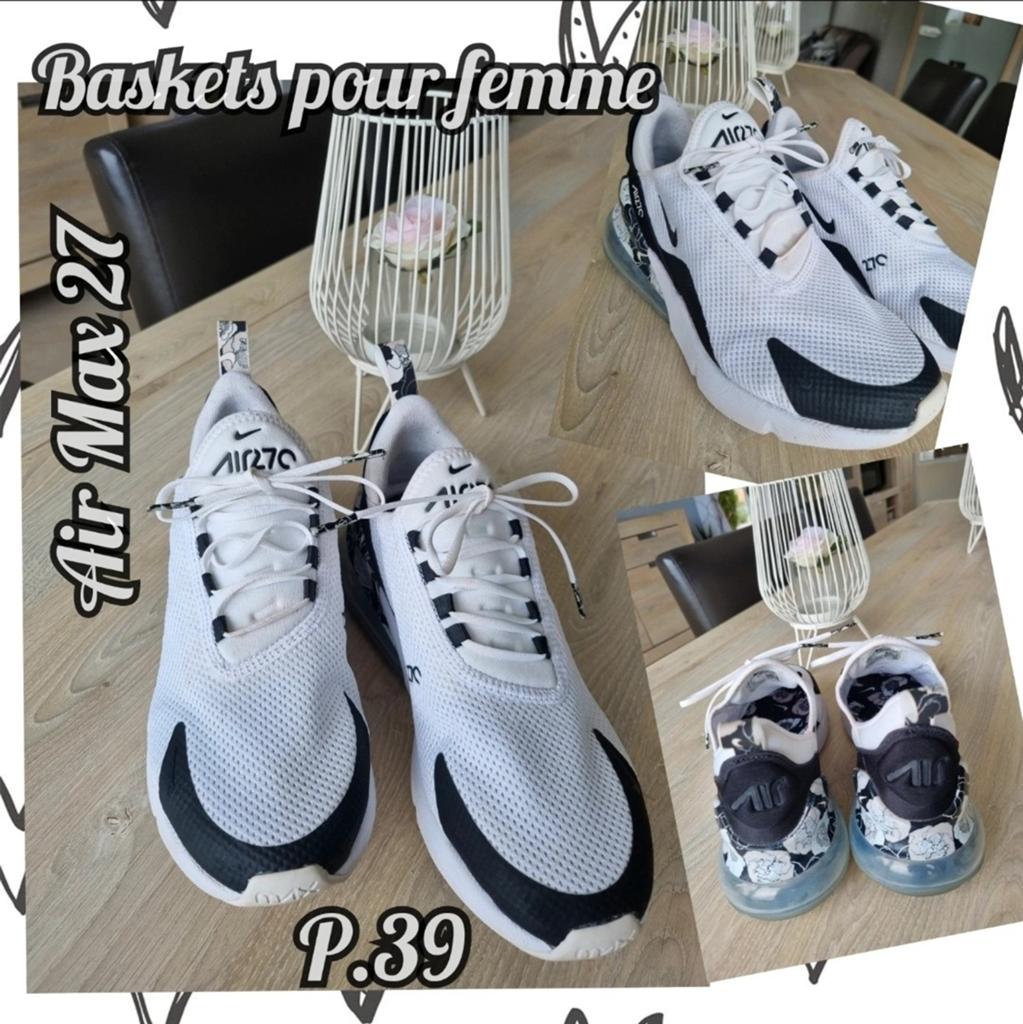 Baskets Nike Air Max 27(Original) pour femme-P.39, Wit, Nike, Ophalen of Verzenden, Gedragen