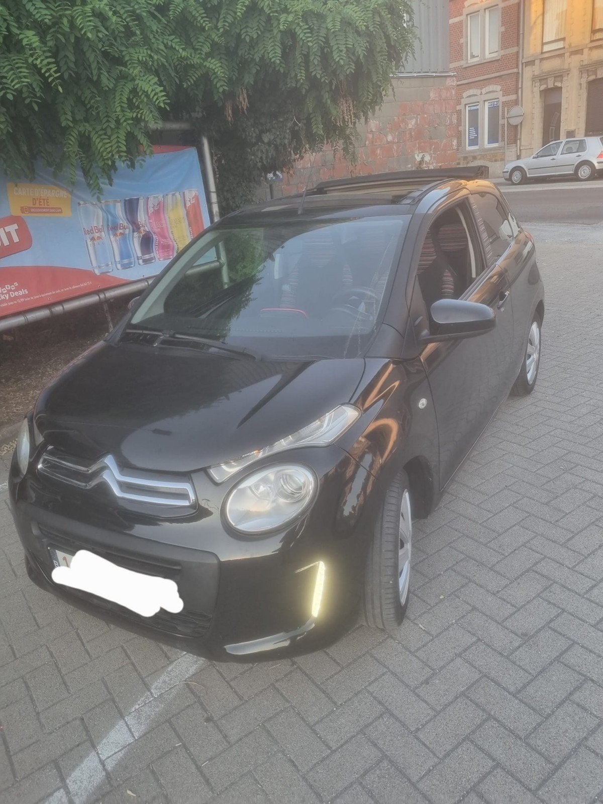 Citroën C1, Stof, 50 kW, C1, Zwart