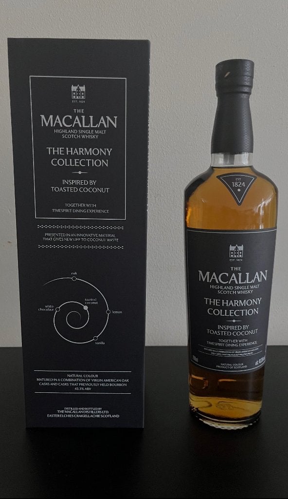 Macallan Harmony Toasted Coconut travel exclusive, Ophalen of Verzenden, Nieuw