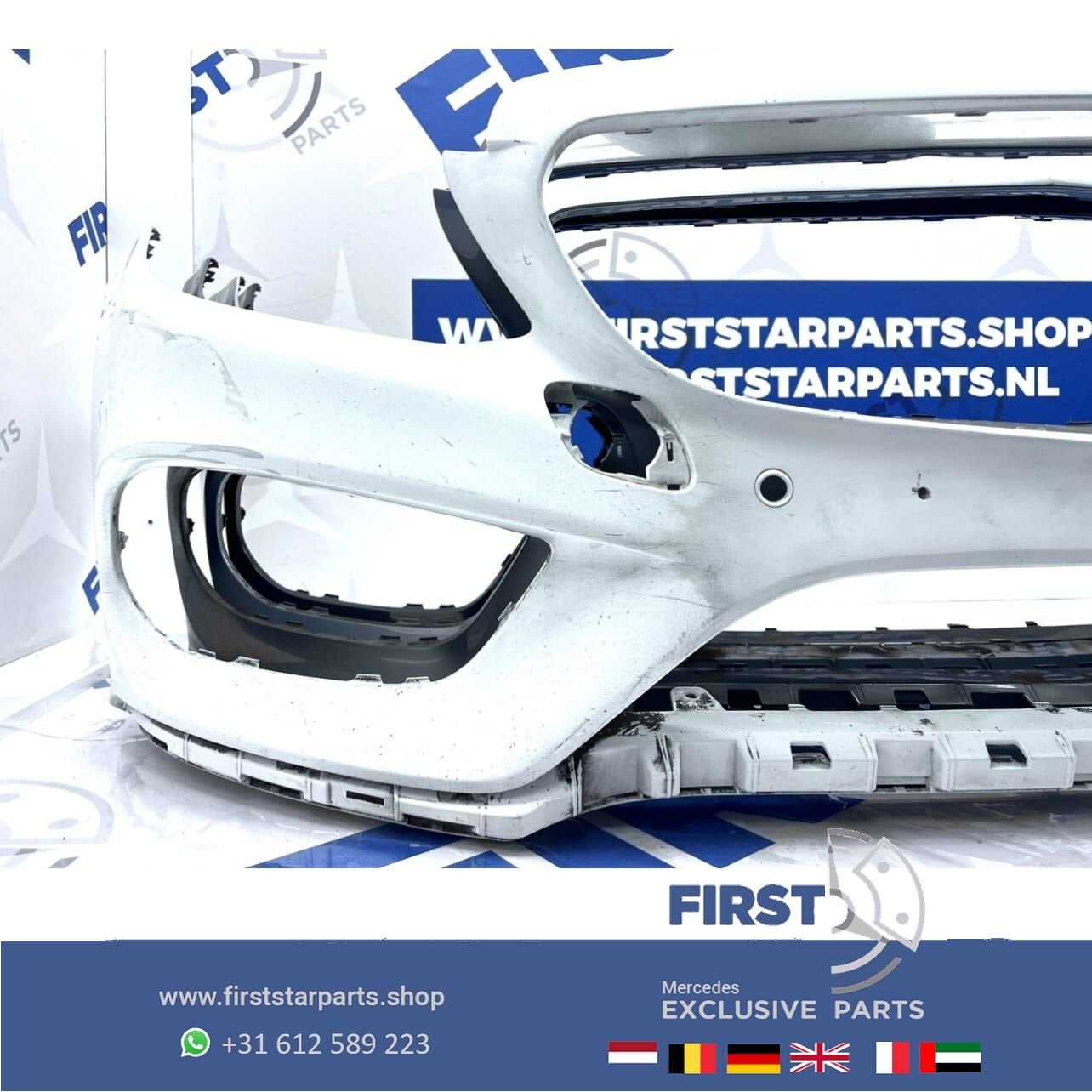 W205 C205 AMG BUMPER C KLASSE VOORBUMPER 2014-2017 A20588509, Auto-onderdelen, Gebruikt, -, Voor, Ophalen of Verzenden