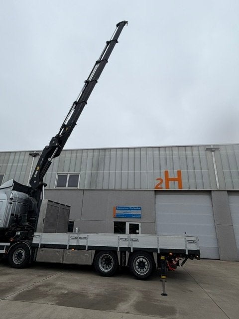 Vrachtwagen Scania 4 assen G 410 met Hiab kraan 622 EURO 6, Autos, Argent ou Gris, Achat, Euro 6, Scania