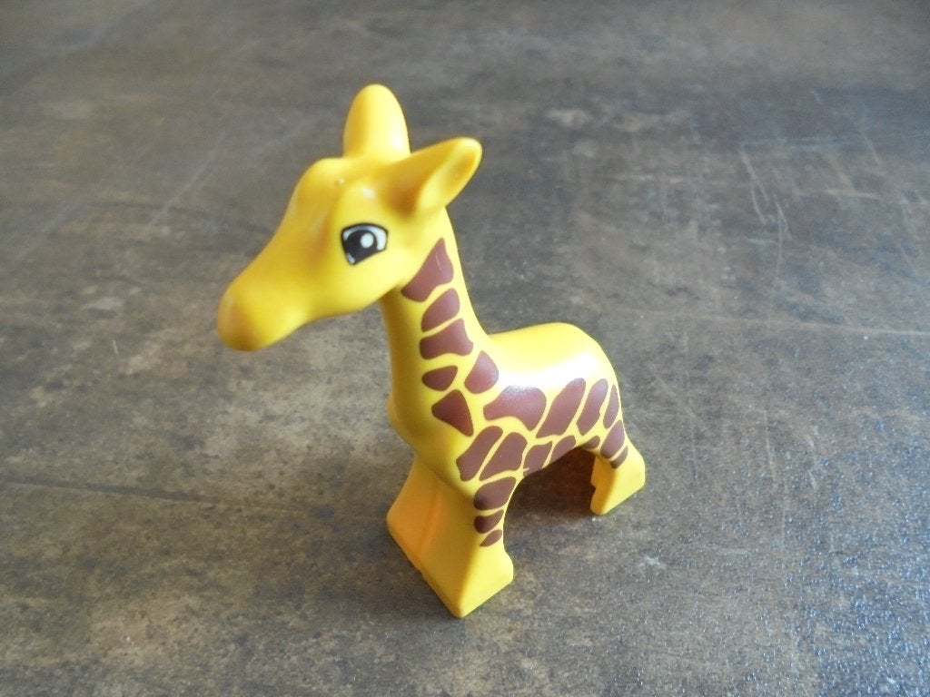 Lego Duplo Animal Giraffe Baby Eyes Squared (zie foto's), Kinderen en Baby's, Ophalen of Verzenden, Gebruikt, Losse stenen, Duplo