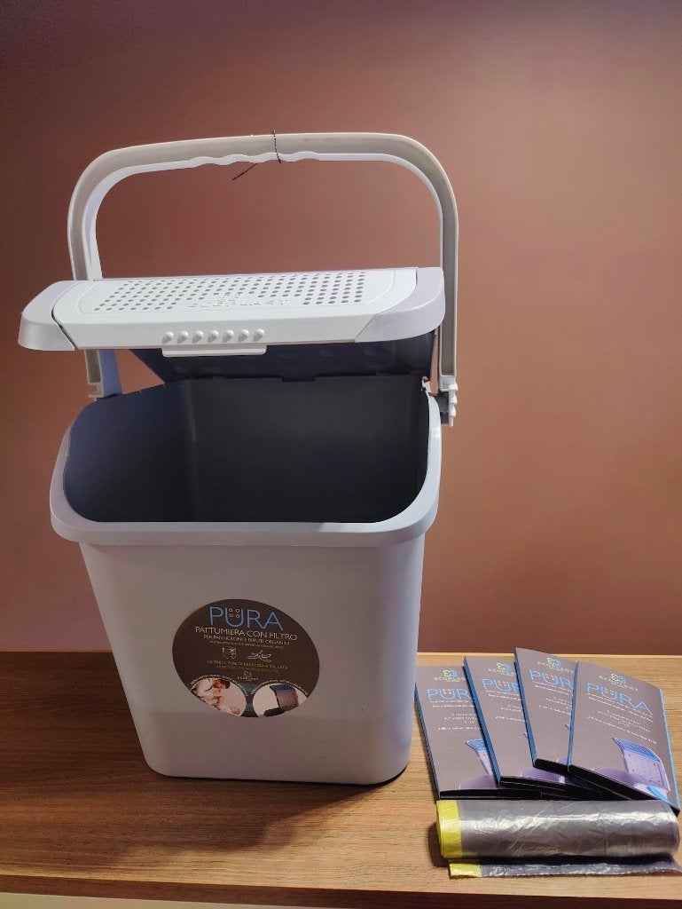 seau à couches pour adultes avec filtre à charbon, Enlèvement, Comme neuf, Poubelle à couches, Autres marques