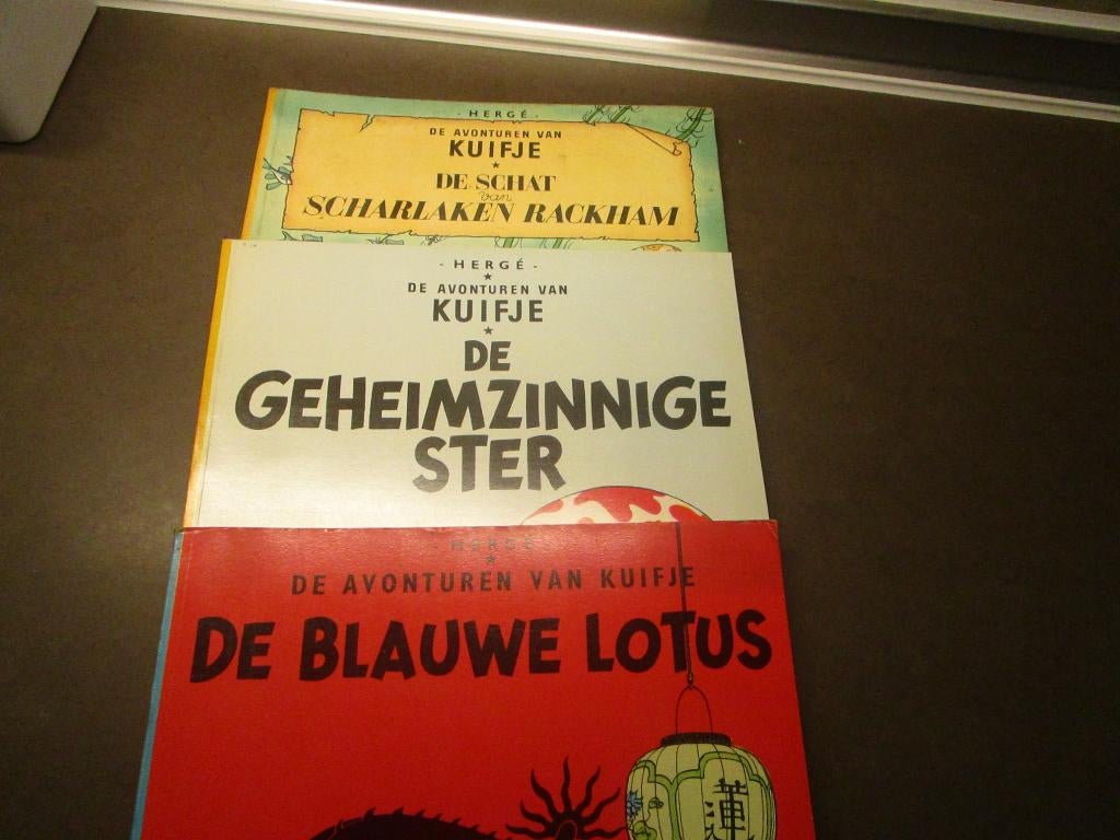 Kuifje - 3 strips in nieuwstaat - herdruks, Boeken, Nieuw, Ophalen of Verzenden, Meerdere stripboeken, Herge