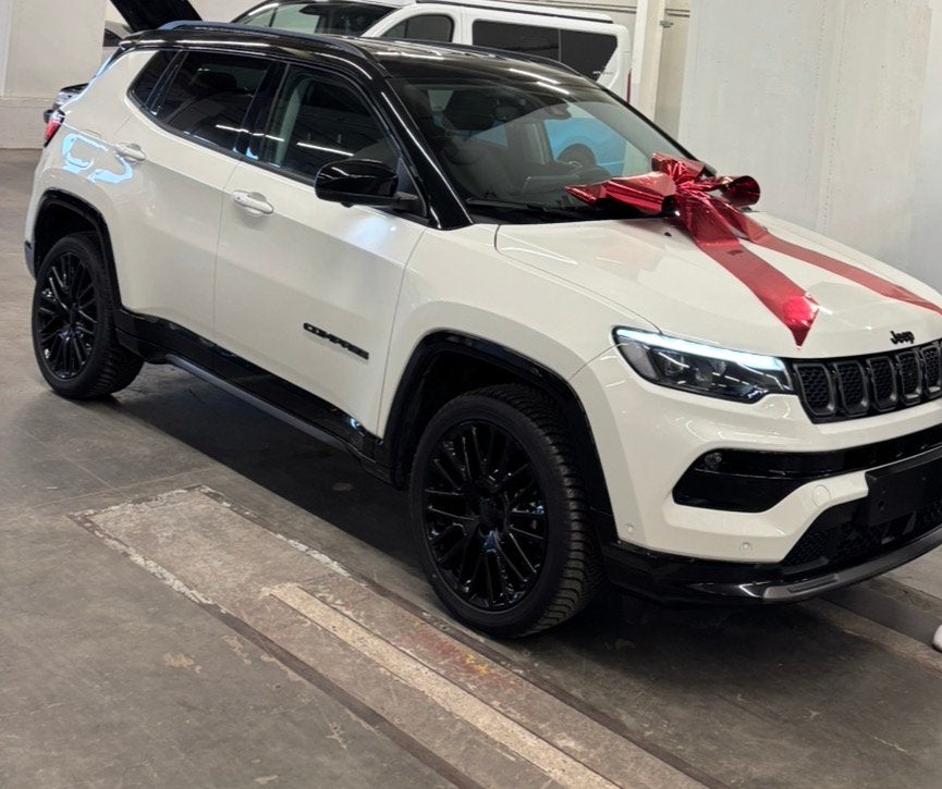 Jeep Compass 1.5 | HEV + GPS +CAMRA+PDC+cruis+leder+alu, 4 cilinders, 5 zetels, SUV of Terreinwagen, Voorwielaandrijving