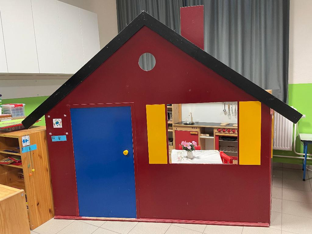 houten huisje, Kinderen en Baby's, Speelgoed | Educatief en Creatief, Ophalen