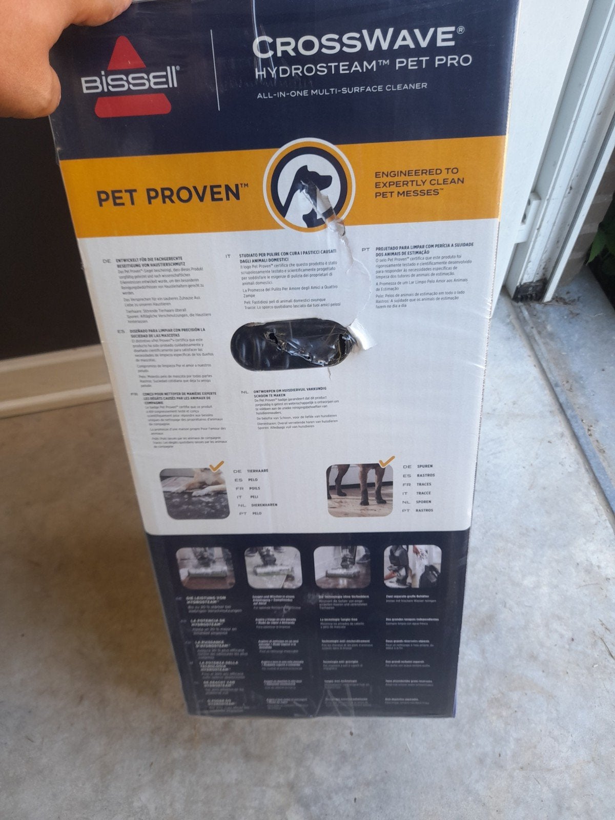 Bissell crosswave Hydrosteam pet pro, Electroménager, Aspirateurs, Neuf, Autres marques, Enlèvement, Nettoyeur combiné