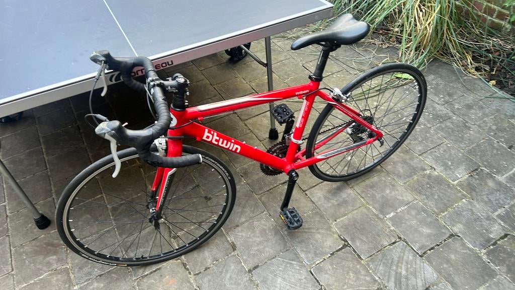 Vélo de course, Triban, Shimano, 24", btwin, Vélos & Vélomoteurs, Enlèvement, Utilisé, 20 pouces ou plus
