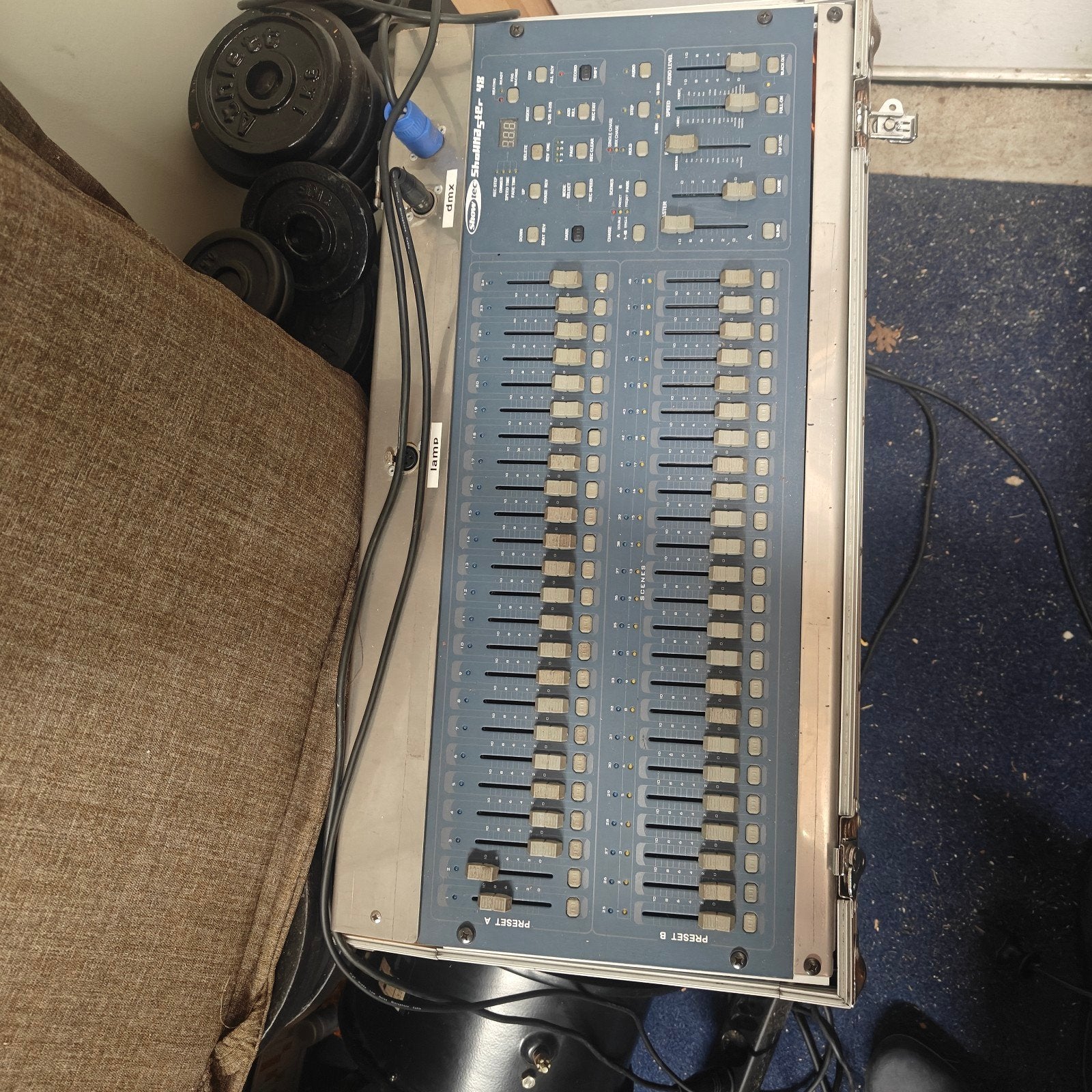 dmx controller - Showtec showmaster 48, Ophalen, Zo goed als nieuw, 20 kanalen of meer