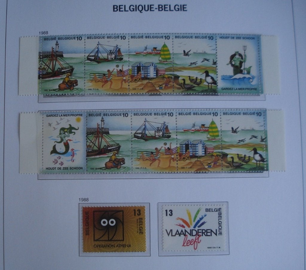 België **/mnh, Verzenden, Orginele gom, Postfris, Zonder envelop