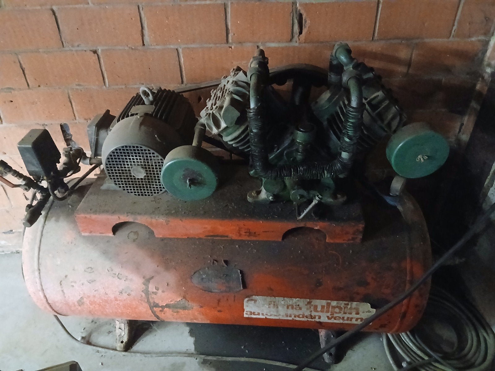 compressor 200 L 7,5 pk, Ophalen
