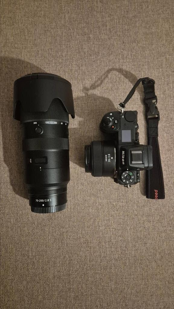Nikon Z6ii met Nikon Z70-200 (als nieuw), Audio, Tv en Foto, Ophalen, Nikon