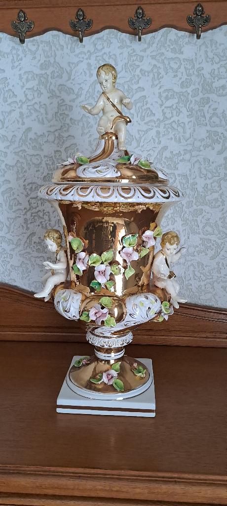 Vase en forme d'ange Rocco baroque italien Capodimonte XXL, Enlèvement