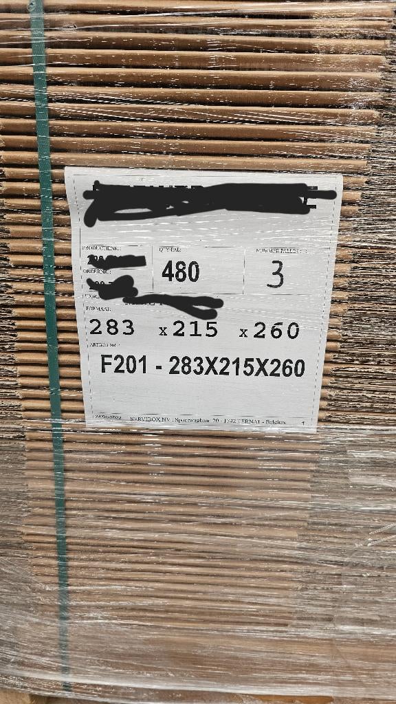 1200 dubbelgolf kartonnen dozen (283 x 215 x 260mm), Doe-het-zelf en Bouw, Kratten en Dozen, Ophalen, Doos, Minder dan 50 cm, Minder dan 40 cm