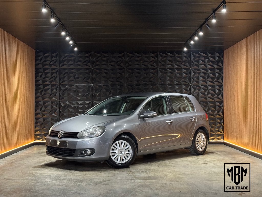 ✅Volkswagen Golf 6 1.4i 12 Maanden GARANTIE Airco 1.Eigenaar, Voorwielaandrijving, Euro 5, Stof, Zwart