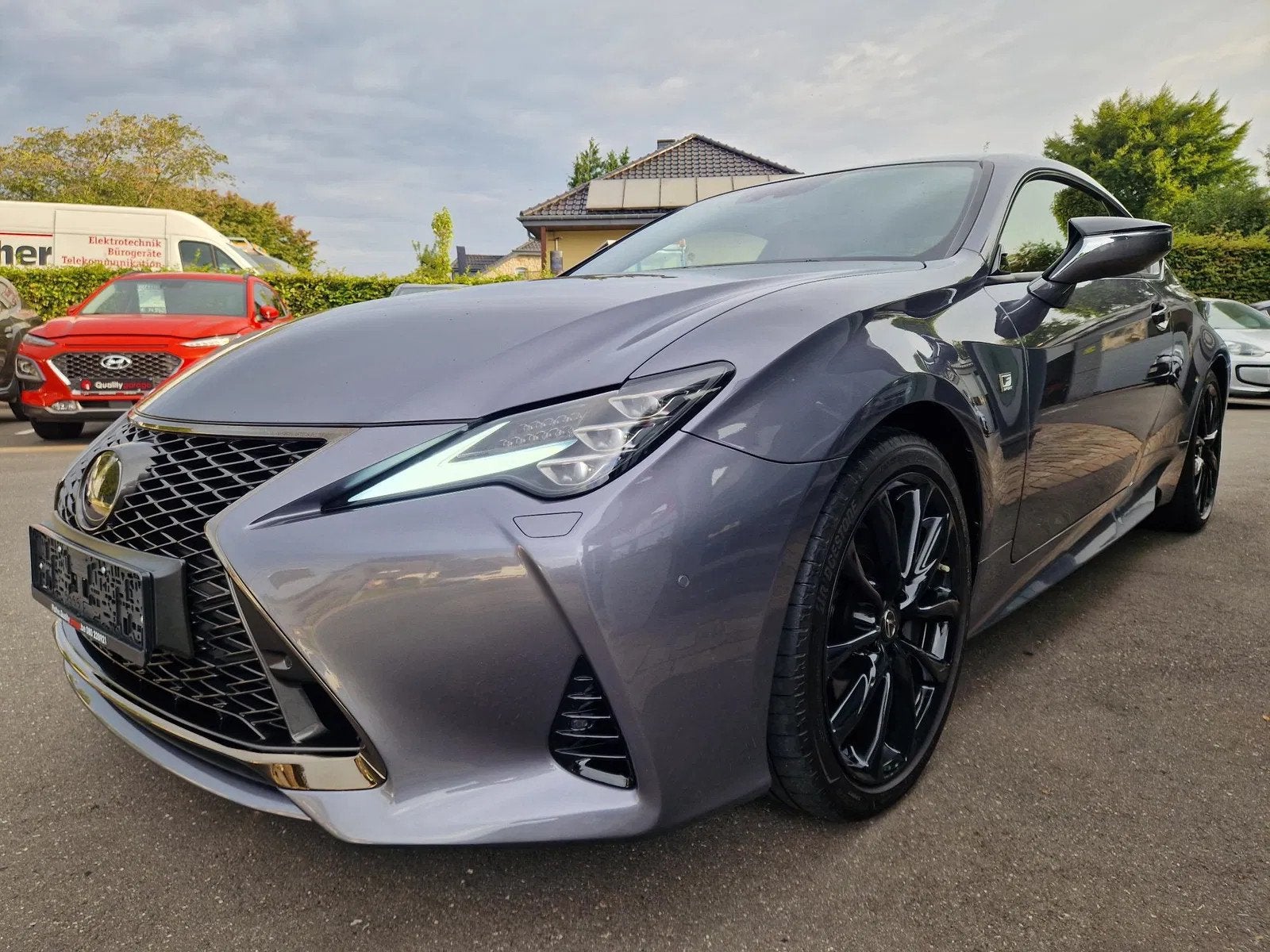 Lexus RC RC300h Sport+ (automatique), Autos, Lexus, Cuir, Argent ou Gris, Achat, Entreprise
