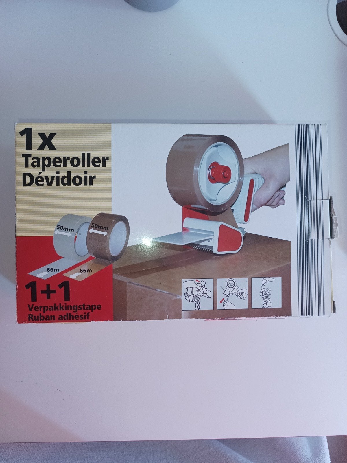 TapeRoller/tapedispenser, Hobby en Vrije tijd, Knutselen, Gereedschap of Accessoires, Ophalen of Verzenden, Zo goed als nieuw