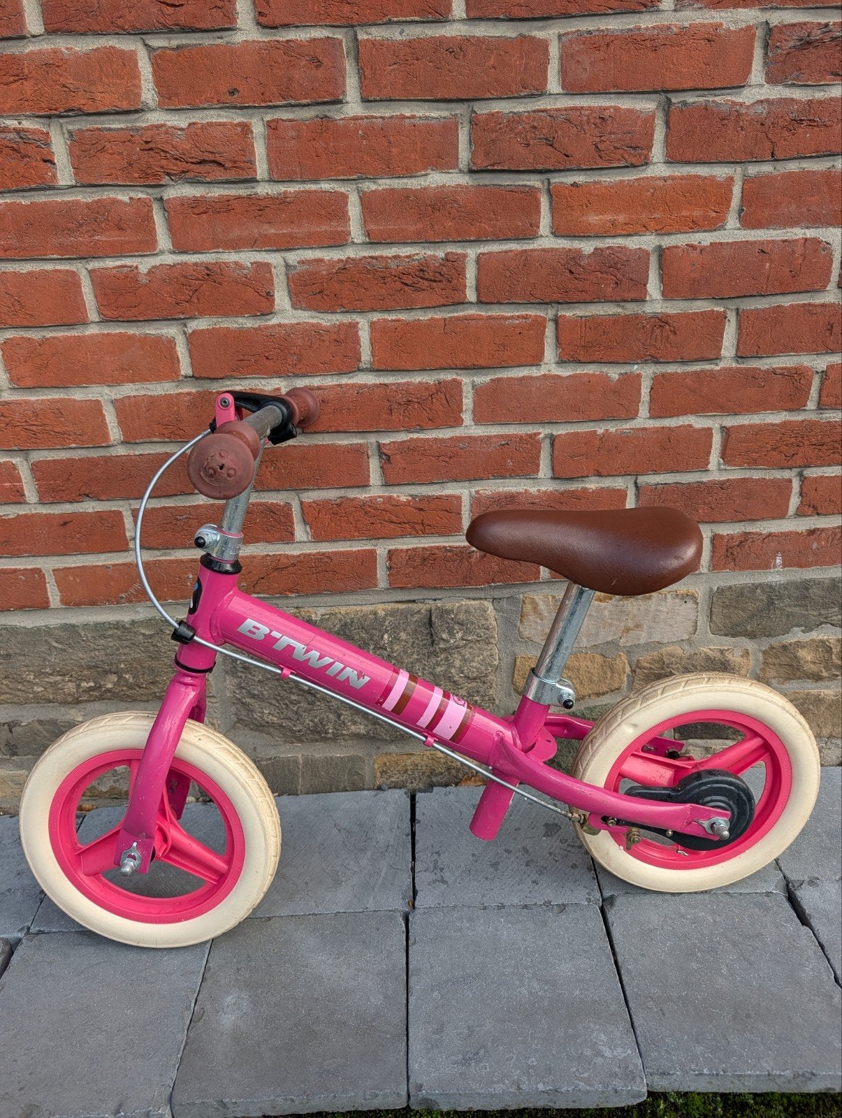 loopfiets roze B-Twin, Enlèvement, Utilisé, Btwin Decathlon, Frein à disque