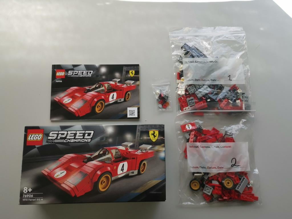 Lego Speed Champions 1970 Ferrari 520 M ; 76906, Enlèvement ou Envoi