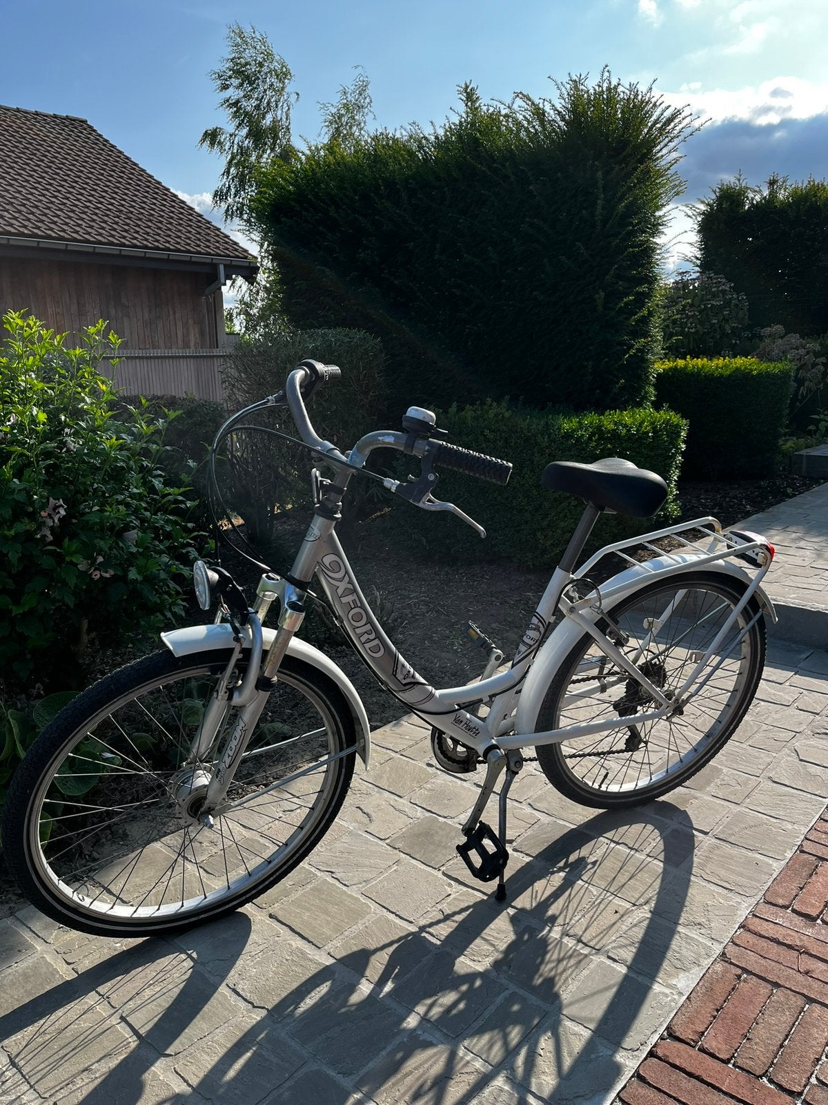 Meisjes fiets Oxford, Fietsen en Brommers, Ophalen, Velgrem, Handrem, Gebruikt