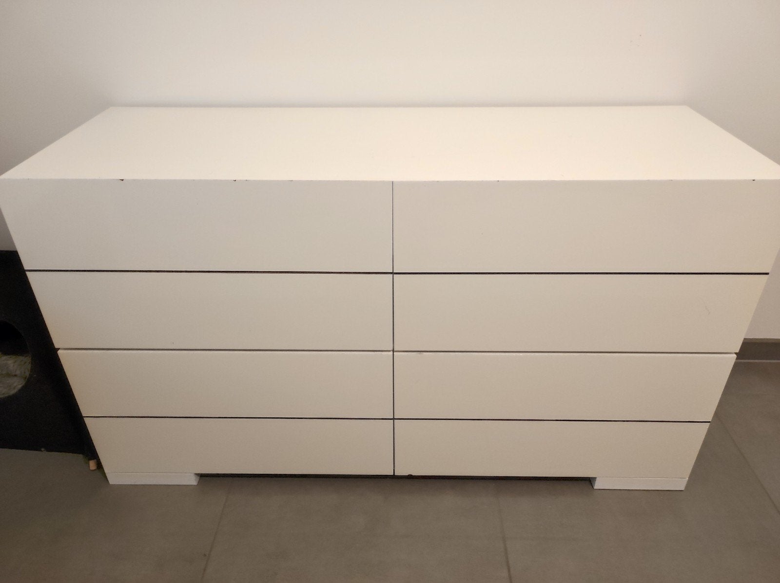 witte kast, Huis en Inrichting, Kasten | Ladekasten, Ophalen, 100 tot 150 cm, 3 of 4 laden, Minder dan 100 cm