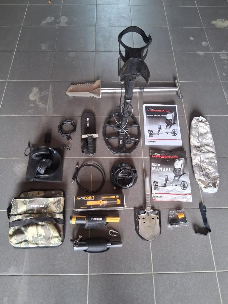 nokta makro The Legend complete set +- 1jaar oud, Hobby en Vrije tijd, Metaaldetectors, Ophalen
