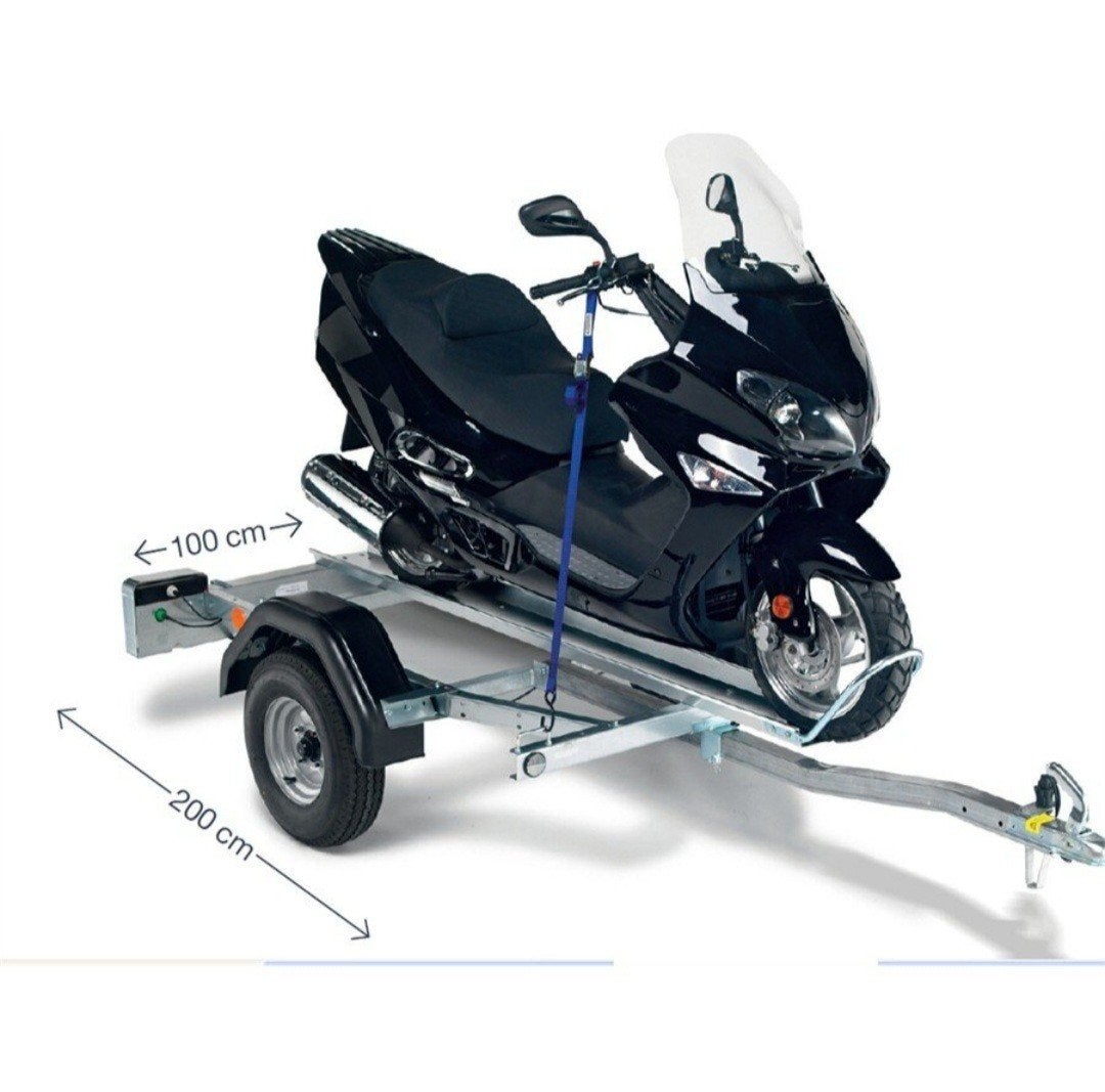 Remorque moto Neuf  Servi 2 fois. Prix Magasin 680euro, Enlèvement