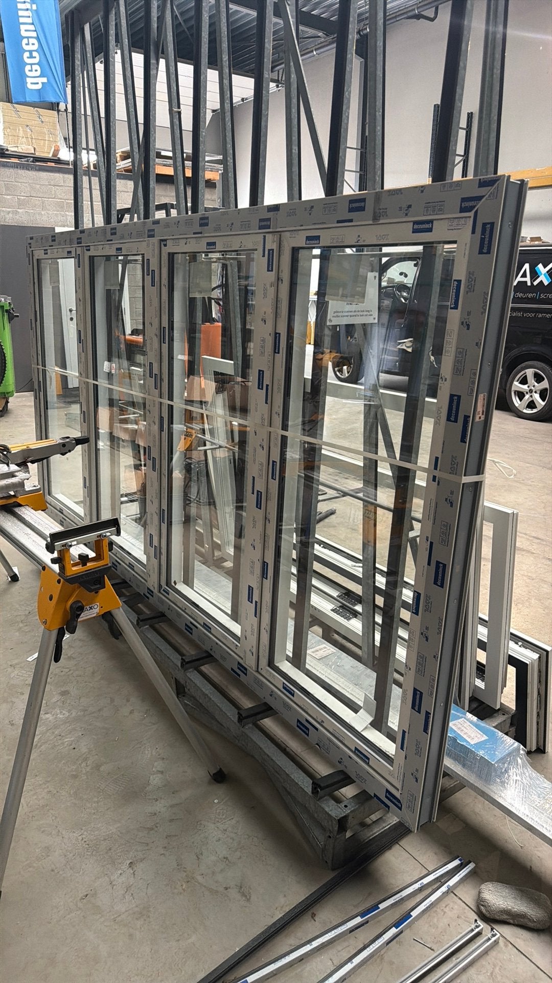 Deceuninck elegant pvc raam, Bricolage & Construction, Châssis & Portes coulissantes, Enlèvement ou Envoi, Comme neuf