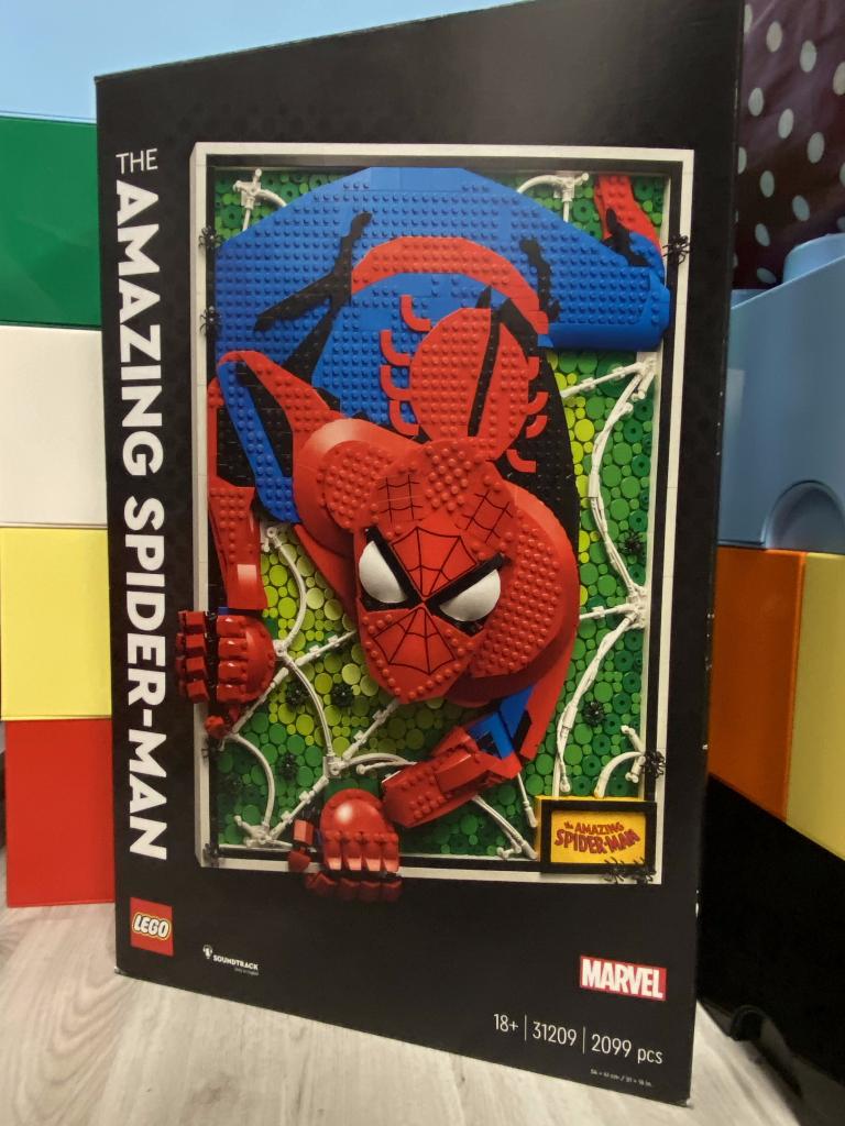 Lego Art - 31209 - The Amazing Spider-Man, Kinderen en Baby's, Speelgoed | Duplo en Lego, Ophalen, Marvel, Lego, Nieuw