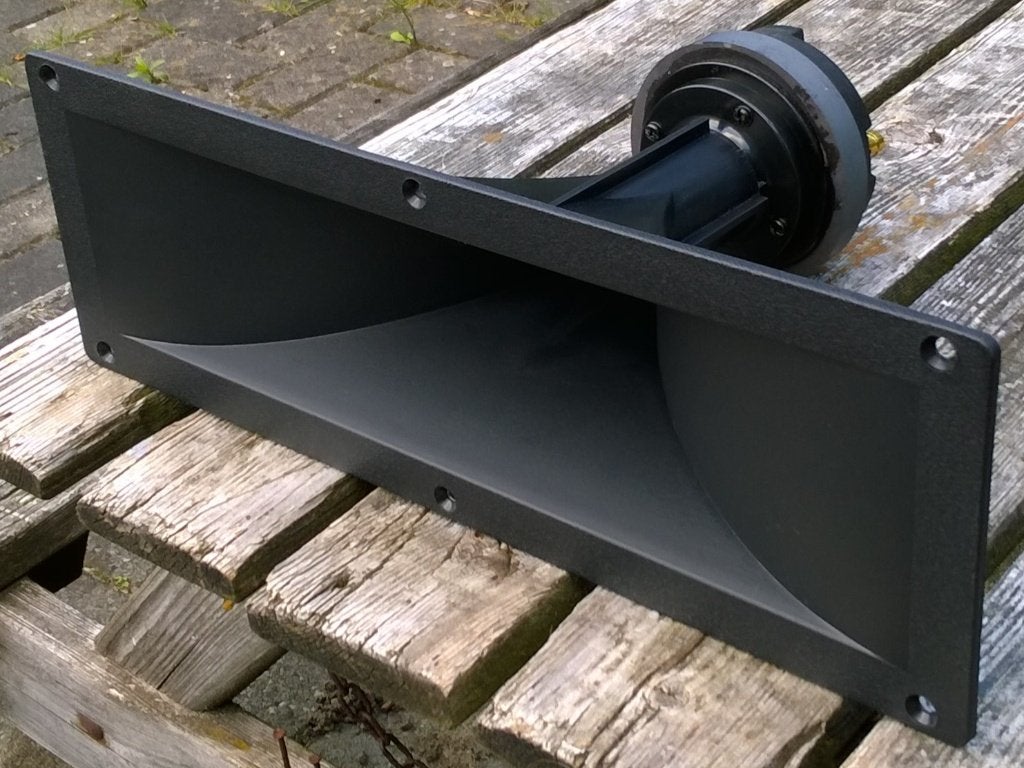 Tweeterhoorn 15 x 5 inch, luxe uitvoering, Neuf, Autres marques, Moins de 60 watts, Enlèvement ou Envoi