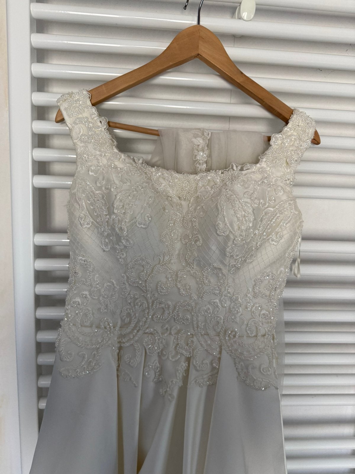 Trouwjurk, Kleding | Dames, Trouwkleding en Trouwaccessoires, Ophalen, Zo goed als nieuw, Wit, Trouwjurk