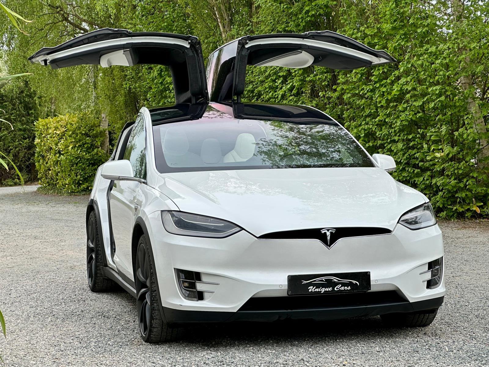 Tesla Model X 75D Dual Motor - 6 zit - Full White - 524PK, Auto's, Tesla, Model X, Bedrijf, 6 zetels, 386 kW