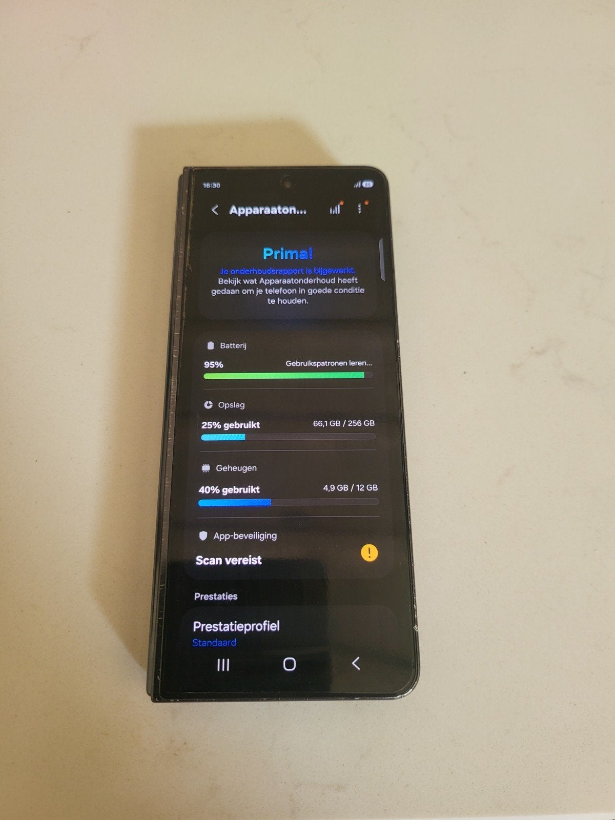 Samsung fold 5, Ophalen, Gebruikt
