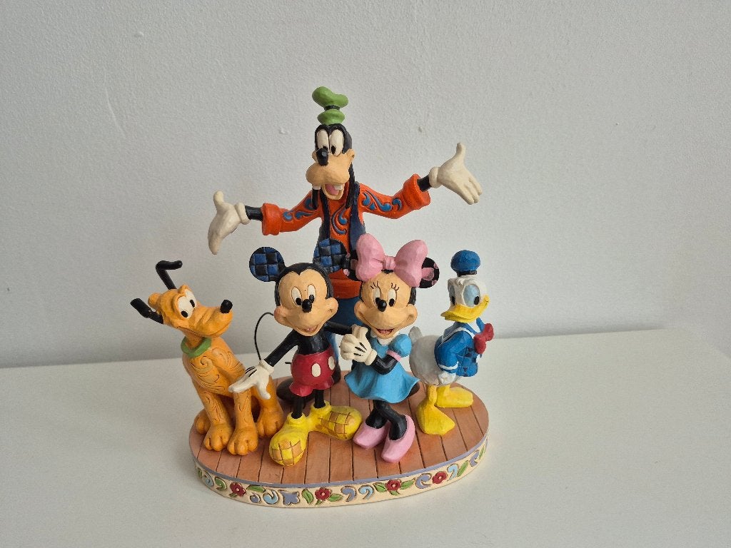 Disney traditions mickey mouse en vrienden, Verzamelen, Ophalen, Mickey Mouse, Zo goed als nieuw, Beeldje of Figuurtje