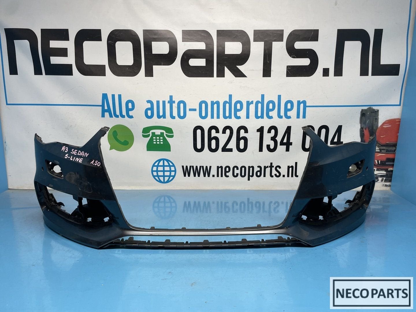AUDI A3 8V 8V5 LIMOUSINE SEDAN S LINE BUMPER VOORBUMPER, -, Garde-boue, Audi, Utilisé