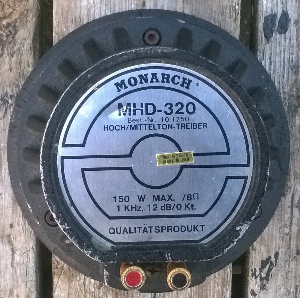 Compressie driver tweeter 150 Watt Monacor MHD-320, TV, Hi-fi & Vidéo, Enceintes, Autres marques, Enlèvement ou Envoi, 60 à 120 watts