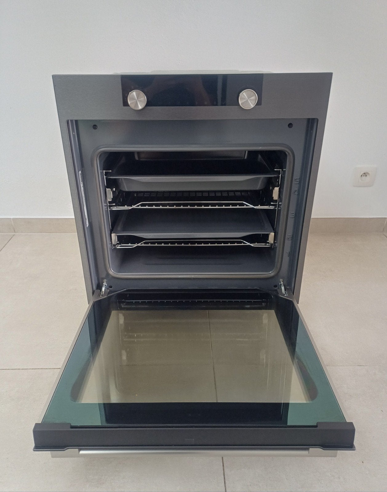 ATAG Black Steel multifunctionele inbouwoven, Electroménager, Encastré, Comme neuf, Enlèvement, Atag
