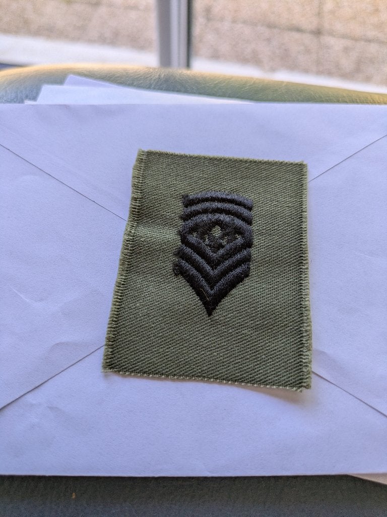 Command sergeant major, Ophalen of Verzenden, Landmacht, Embleem of Badge