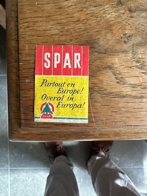 luciferdoos etiket label Spar overal in Europa, Gebruikt, Infop@qpoov.ue, Ophalen of Verzenden, Spar