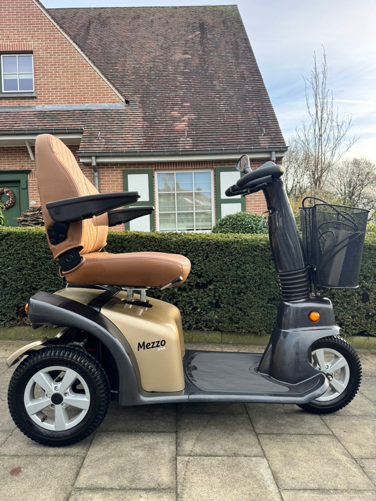 Scootmobiel L & M Mezzo Elegance Voiturette électrique PMR, Enlèvement ou Envoi, Pliant, Comme neuf, Fauteuil roulant électrique