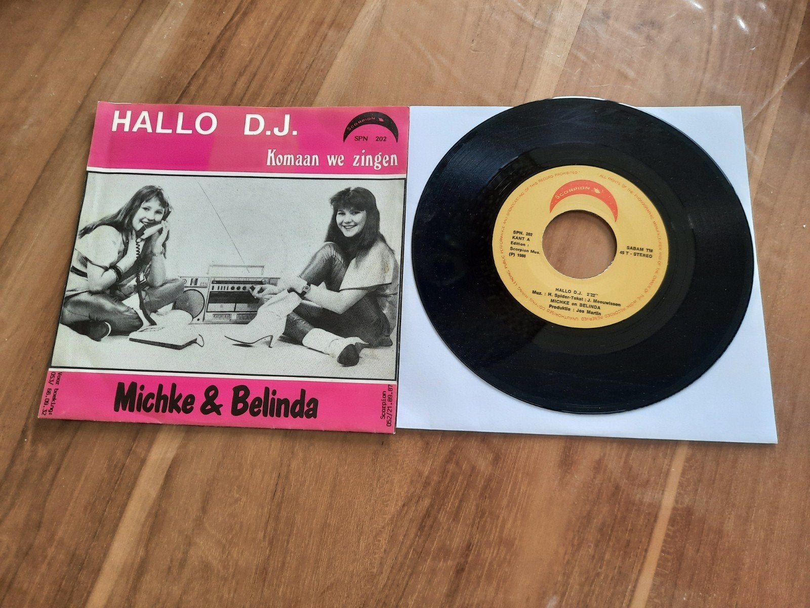 Michke & Belinda. Hallo D.J-Komaan we zingen., CD & DVD, Vinyles | Néerlandophone, Enlèvement ou Envoi