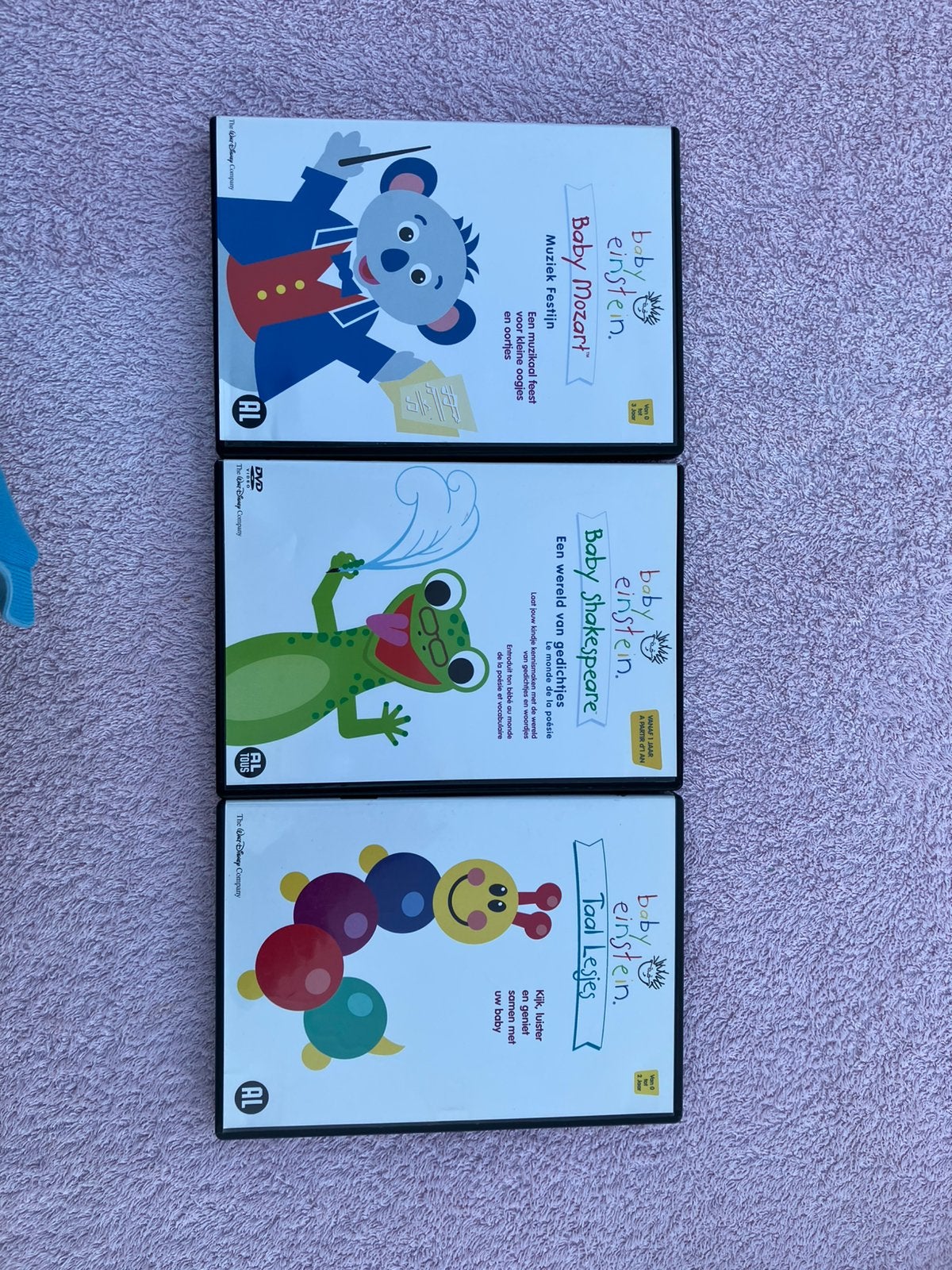DVD éducatifs 7 mois à 3 ans - Baby Einstein 3 pièces, Enlèvement ou Envoi, Tous les âges, Animation, Allemand